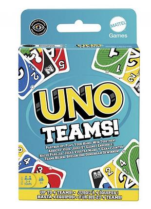 Настільна гра uno teams (уно команди)