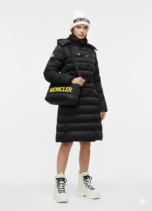 Елегантне пухове пальто moncler (оригінал) 🖤