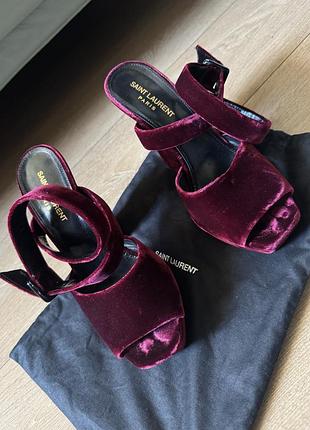 Босоножки saint laurent оригинал