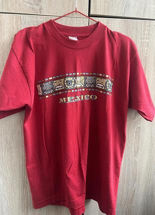Футболка червона mexico, р-р 48-50