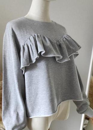 Сірий світшот жіночий