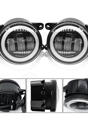 Противотуманные led фары для renault megane/scenic/master/laguna/kangoo/clio (комплект 2-шт)