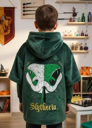 Худи для мальчика wizarding world слизерин зеленое 110-116 см (5-6 лет) гарри поттер