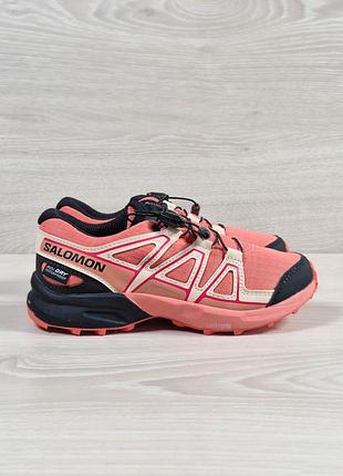 Детские спортивные трейловые кроссовки salomon speedcross waterproof оригинал, размер 30