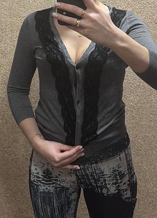 Кофта кардиган накидка 9