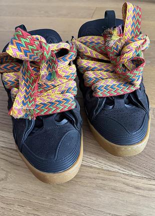 Lanvin curb sneakers чорні кросівки / снікерси