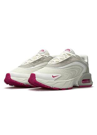 Жіночі кросівки nike air max fire white beige pink