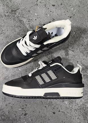 Adidas forum mod low black white 5