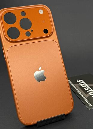 Чохол для iphone 15 pro з і лінзами на камеру скляний матовий glass logo acrylic case