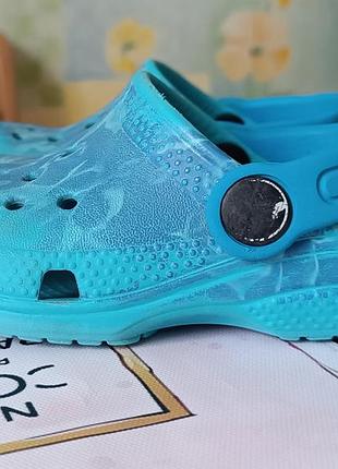 Фирменные кроксы шлепанцы crocs р с-6-14 см.