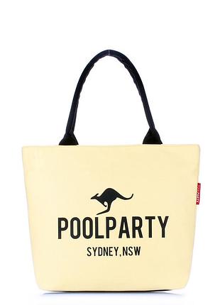 Женская текстильная сумка poolparty желтая
