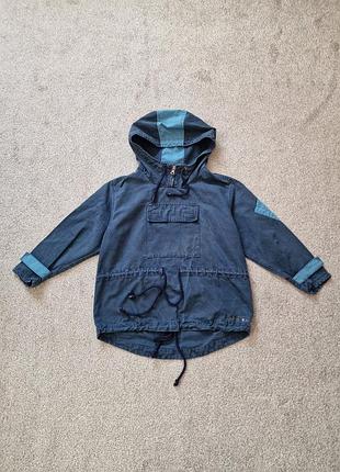Diesel junior vintage anorak подростковая джинсовая ветровка