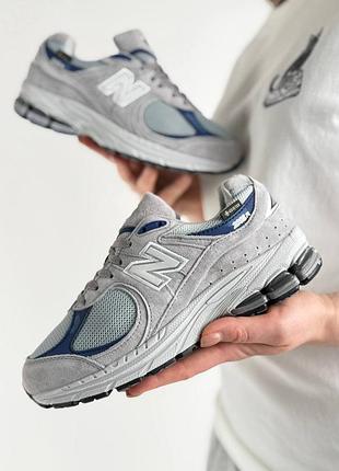 Женские кроссовки new balance 2002r x jjjound#x grey navy