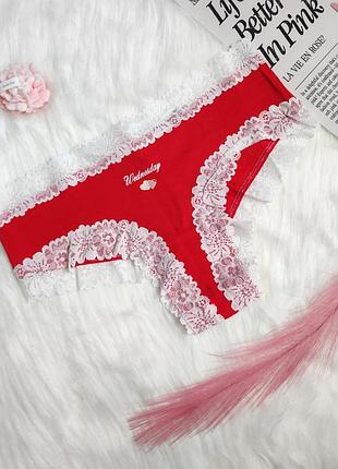 Трусики бразилианы victoria’s secret pink
