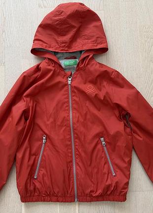 Куртка ветровка benetton мальчику, 130 рост, 7-8 лет