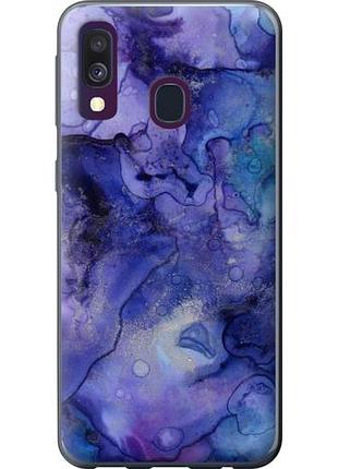 Чехол на samsung galaxy a40 2019 a405f мрамор 7 из пластика fch_0068587