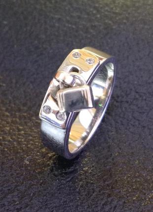 Жіноче кільце замок з фіанітами - 970221275