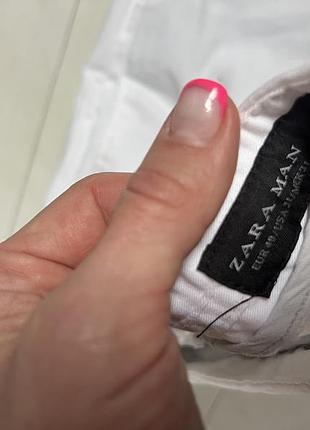Белые брюки zara 3