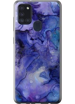 Чехол на samsung galaxy a21s a217f мрамор 7 из силикона fch_0068523