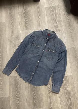 Джинсова сорочка levi's (western style