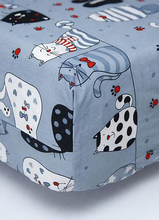 Простирадло на резинці moon&star feline fun бязь gold люкс 70х190х25 см (ms-850002080)
