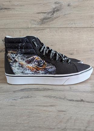 Кеды кроссовки vans x discovery channel comfycush sk8-hi "project cat"  43 р 28 см