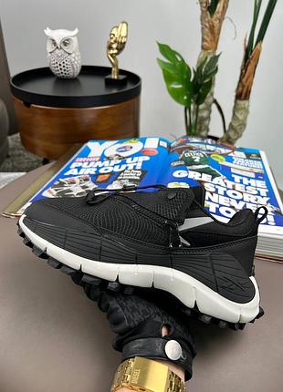 Мужские кроссовки reebok zig kinetica 2.5 edge x spyder black white