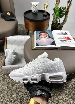 🌺женские кроссовки nike air max 95 white