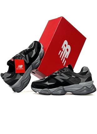 Чоловічі кросівки new balance 9060 black grey