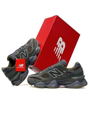 Чоловічі кросівки new balance 9060 moss grey brown