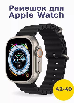 Ремешки для apple watch 49 мм/45 мм/44 мм/42 мм для ultra 2/1 и series 9/8/7/6/5/4/3/2/1/se