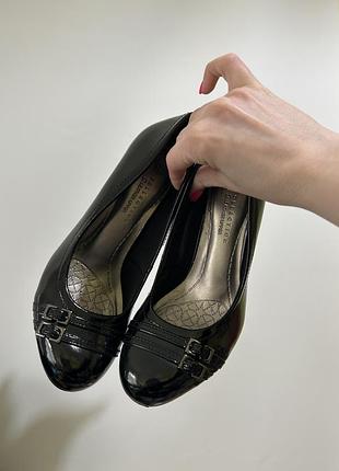 Туфлі на каблуку шкіряна устілка m&s 4 1/2 (37,5 р)