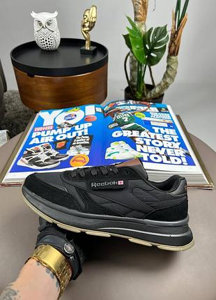 Мужские кроссовки reebok classic black brown