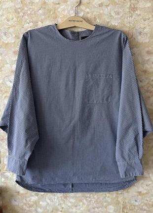 Рубашка в клетку оверсайз  max mara
