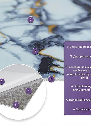 Самоклейна стінова pet плитка в рулоні 600х3000х2мм sw-00002636
