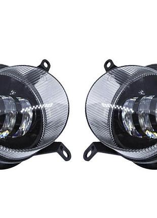 Mitsubishi lanser 10. противотуманные led (лэд) фары линзы 45w митсубиси лансер 10, 2007-2011г. белый