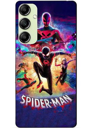 Чехол силиконовый бампер для samsung a25 spider man человек паук майлз моралес