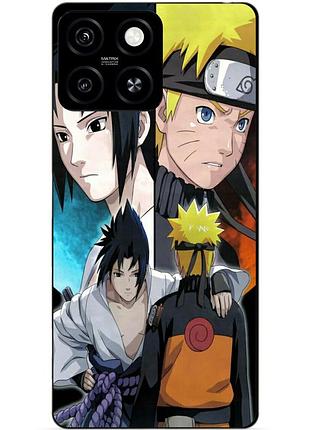 Чехол силиконовый бампер для zte blade a55 с рисунком наруто узумаки naruto