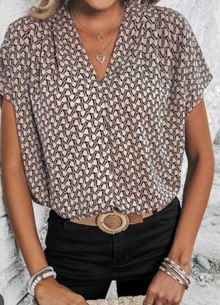 Блуза shein 100% полієстер xl-xxl