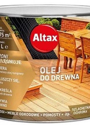 Олія для дерева altax відбілене дерево, банка 2,5л