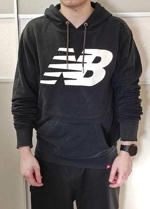 Для мужчин new balance essentials stacked logo hoodie
