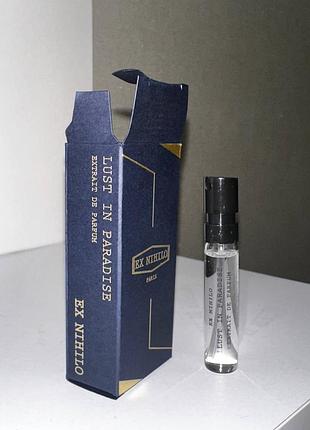 ❤️ex nihilo lust in paradise extrait de parfum, пробник, оригінал
