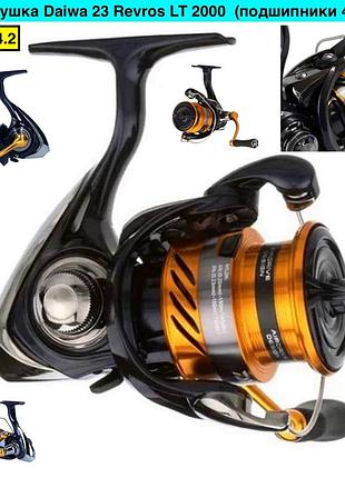 Катушка daiwa 23 revros lt (подшипники 4+1) 2000