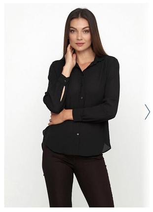 Базова нова чорна блуза h&m, розмір с-м💕