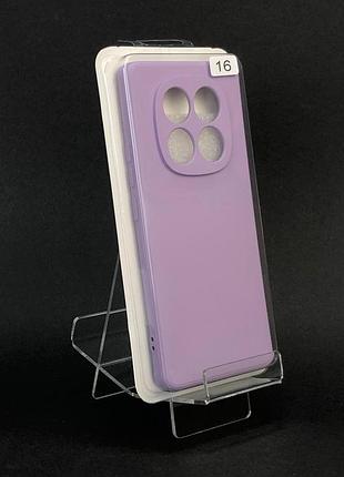 Чехол силиконовый для телефона xiaomi redmi note 15(4g) silicone orig full №16 lilac 4you