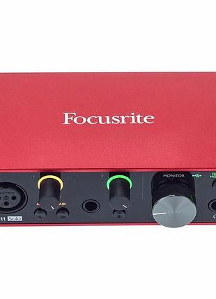 Звукова карта focusrite scarlett solo 3rd gen (usb аудіоінтерфейс)