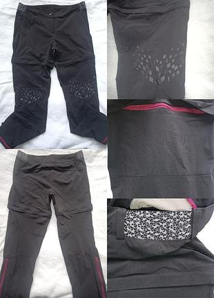 Треккинговые штаны трансформеры quechua (decathlon).
