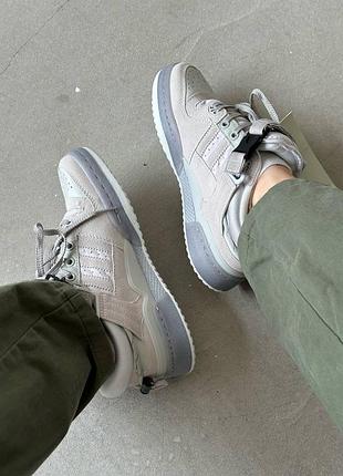 Adidas forum low grey premium 9