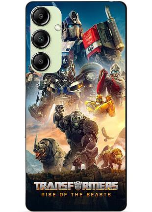 Чехол силиконовый бампер для samsung a35 с картинкой звероботы трансформеры transformers