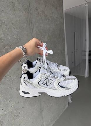 Кроссовки new balance 530 white / silver / blue